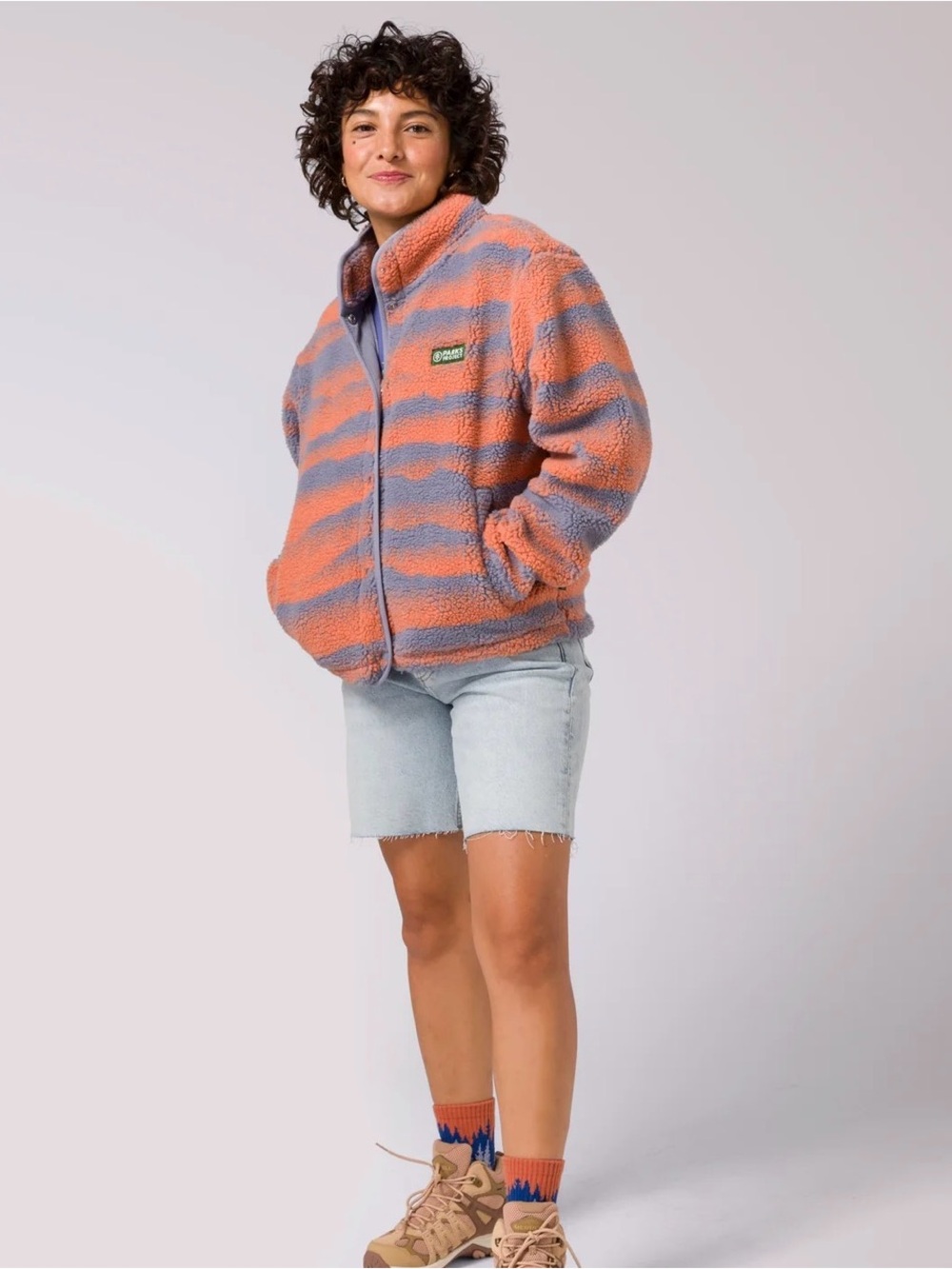 Parks Project Women's Smoky Mtn. Haze High Pile Fleece Jacket Size XXXL NEW